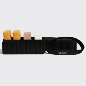 4-Compartment Travel Case - Black